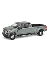 1/64 2022 F-350 Platinum Dually Metallic Gray Exclusive Greenlight