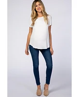 Pinkblush Maternity Navy Blue Skinny Jeans