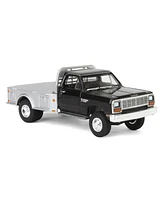 1/64 1985 Ram W350 Dually Flatbed Pickup Truck, Black, Exclusive
