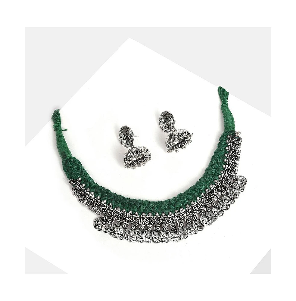 Sohi Women's Coin Jewellery Set