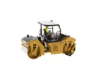 Cat Caterpillar Cb-13 Tandem Vibratory Roller with Rops and Operator High Line Series 1/50 Diecast Model by Diecast Masters