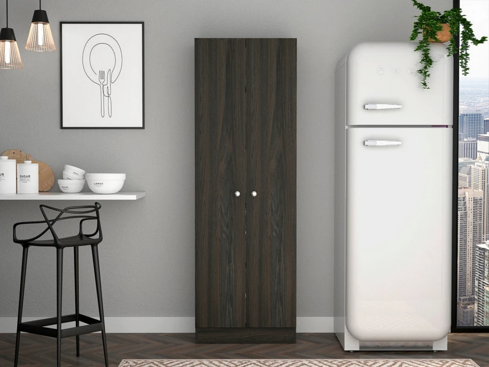Depot E-shop Dakari Multistorage Double Door Cabinet, Five Shelves