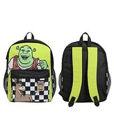 Shrek & Donkey Swamp & Checkered Backgrounds 16” Backpack