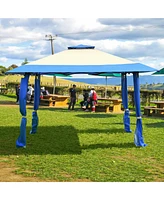 Gymax 13' x Folding Patio Pop-up Gazebo Canopy Tent Outdoor Shelter Shade
