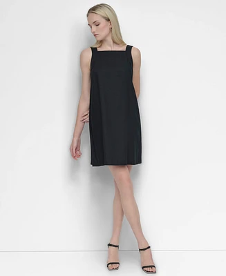 Dkny Women's Bow-Back Sleeveless A-Line Dress