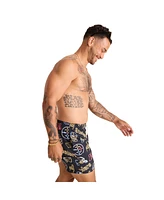 Chubbies Men's 5.5" Black Pittsburgh Steelers The Neon Lined Classic Swim Trunks