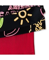 Chubbies Men's 5.5" Black Arizona Cardinals The Neon Lined Classic Swim Trunks