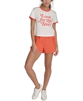 Starter Women's Cotton Look for The Star Graphic T-Shirt