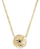 Kendra Scott Sand Dollar Short Pendant Necklace, 17-2/5" + 3" extender