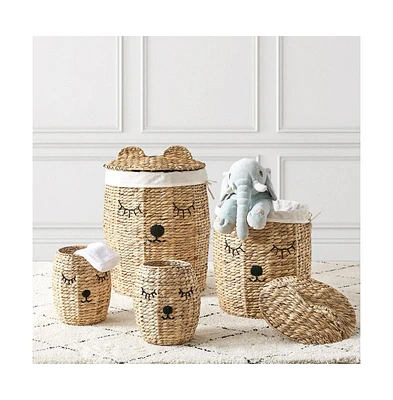 Home Outfitters S/2 Round Unicorn Baskets, Natural