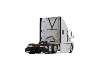 First Gear Dcp 1/64 Mack Anthem Sleeper Cab White w/ 53ft Box Trailer
