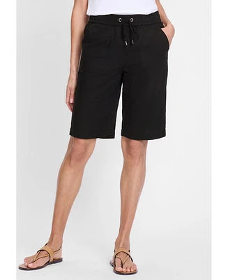 Olsen Women's Lisa Fit Cotton Linen Short