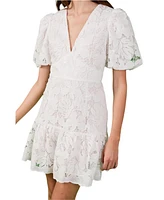 endless rose Women's Sequins Lace Mini Dress