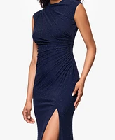 Betsy & Adam Women's Studded Sleeveless Sheath Dress