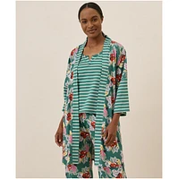 Pact Women's Organic Cotton Staycation Short Robe