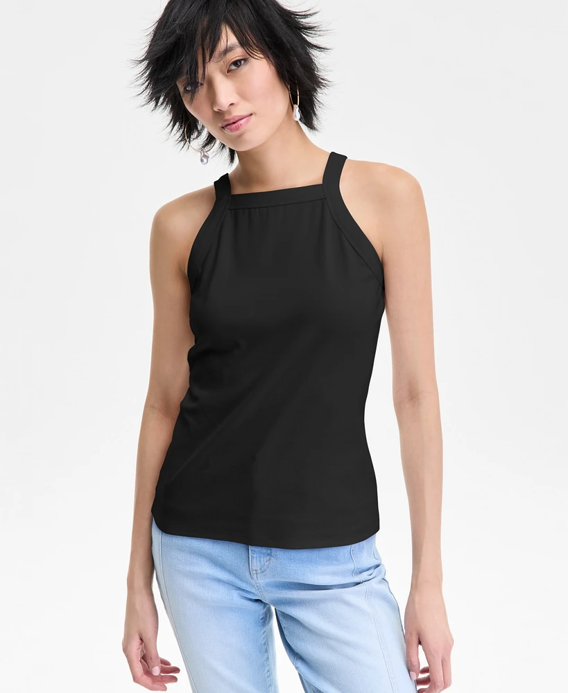 I.n.c. International Concepts Women's Halter-Neck Tank Top, Exclusively at Macy's