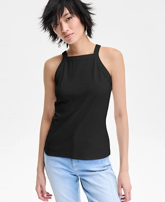 I.n.c. International Concepts Women's Halter-Neck Tank Top, Exclusively at Macy's