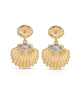 Ettika Santorini Shell Drop Earrings