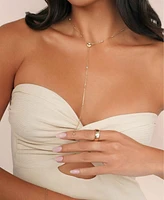 Ettika Santorini Shell Lariat Necklace