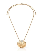 Ettika Scallop Crystal Necklace