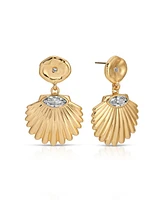 Ettika Santorini Shell Drop Earrings