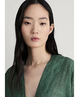 Mango Women's Overdyed Ramie Kaftan