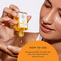 Nourishing Skin Glow Serum | Hydrating Face Oil with Rosemary & Turmeric, Gua Sha Organic Care | 30 mL
