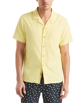 Jaws x Nautica Men's Classic-Fit Jaspe Dobby Button-Down Shirt