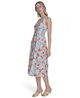 Eliza J Women's Cotton Sleeveless Midi Dress
