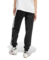 adidas Women's Essentials 3-Stripes Pull On Fleece Loose Pants