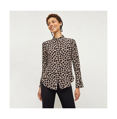 M.m.LaFleur Women's Tatum Shirt - Washable Silk