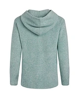 Weird Fish Women's Alisa 1/4 Zip Snow Marl Fleece Hoodie