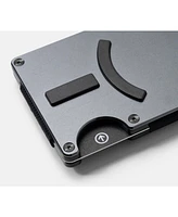 The Ridge Men's Ridge Wallet For Magsafe - Gunmetal - Cash Strap