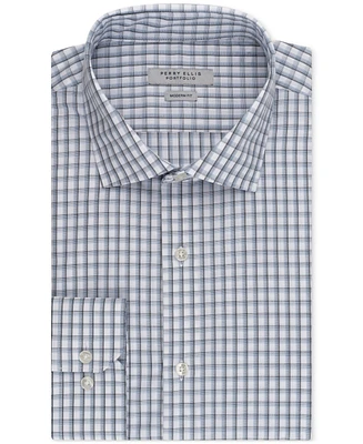 Perry Ellis Men's Shadow Plaid Dress Shirt