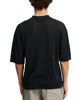 Cotton On Men's Knitted Polo Shirt
