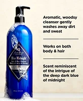 Jack Black Blue Midnight Body & Hair Cleanser, 33 oz.