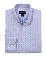 Scott Barber Men's Jacquard Plaid, Pink