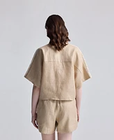 Reistor Women's Drawstring Shorts Neutral Beige