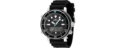 Invicta Men's 48367 Pro Diver Digital 3 Hand Black Dial Watch