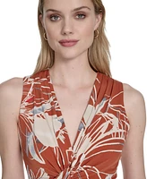 Calvin Klein Women's Sleeveless V-Neck A-Line Dress