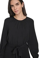 Calvin Klein Women's Long-Sleeve Midi Dress
