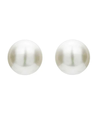 Sterling Silver Faux Pearl Studs