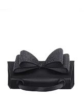 Nina Crystal Double Bow Handheld Satchel Bag