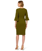 Adrianna Papell Women's 3/4-Sleeve Sheath Dress