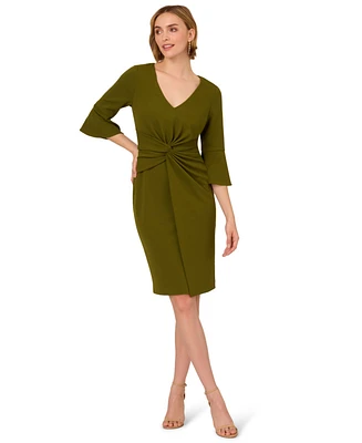 Adrianna Papell Women's 3/4-Sleeve Sheath Dress
