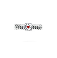 Bling Jewelry Winner Casino Poker Ace of Hearts Charm Bead Sterling Silver for Bracelet