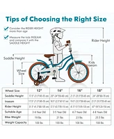 18 Inch Kids Bike Kids Bicycle with Adjustable Seat and Removable Basket