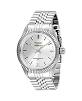 Invicta Men's 29373 Specialty Quartz 3 Hand Silver Dial Watch