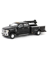 1/64 2020 F-450 Super Duty Dually Service Bed & Crane Black Exclusive 51397-b