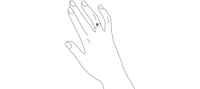 Bling Jewelry Minimalist Delicate Cz Accent Knuckle Thin 1MM Band Stackable Hamsa Midi Ring Yellow Gold Plated .925 Sterling Silver